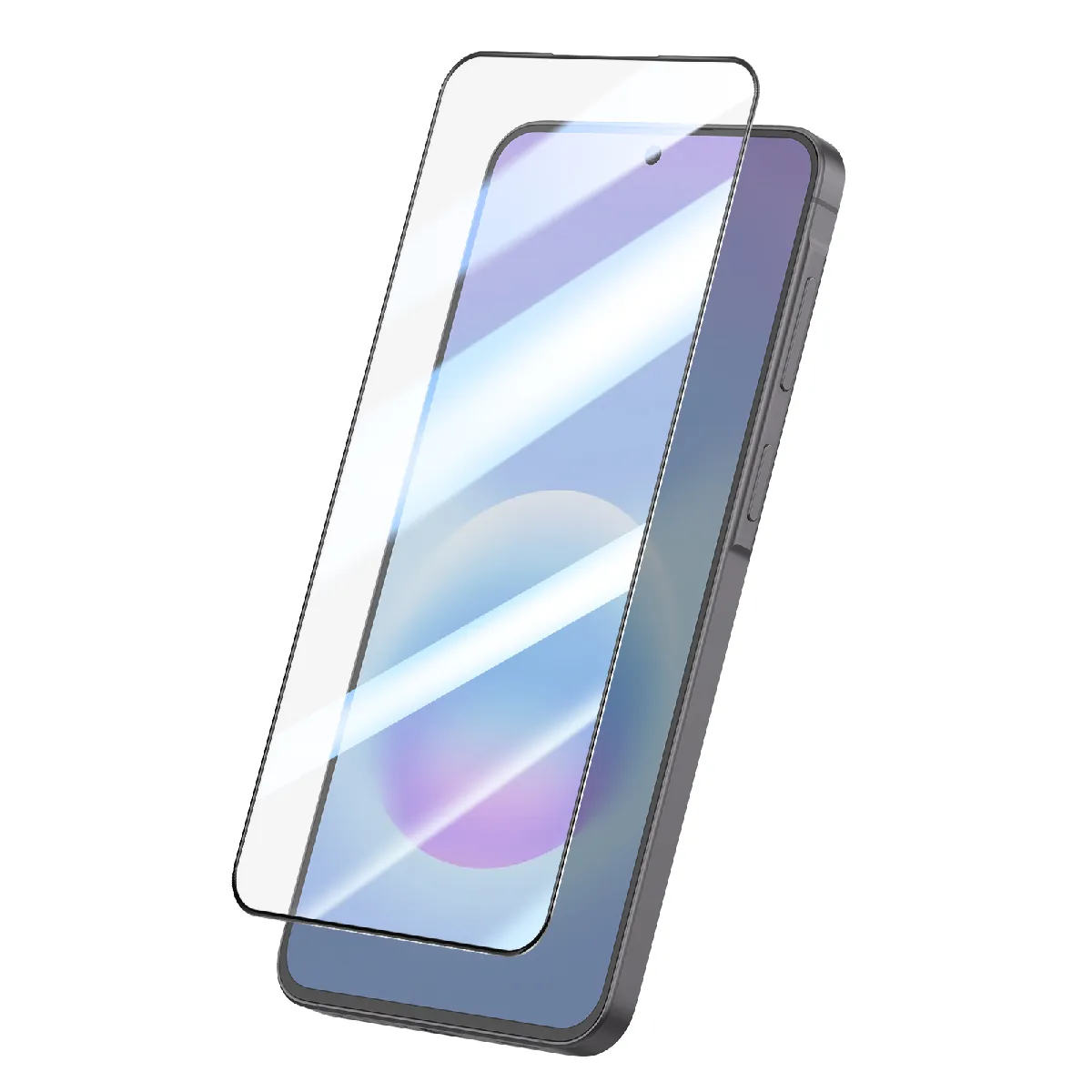 Avizar Noir Protection D'écran Pour Galaxy A57 En Verre Trempé 0.40Mm Haute Résistance