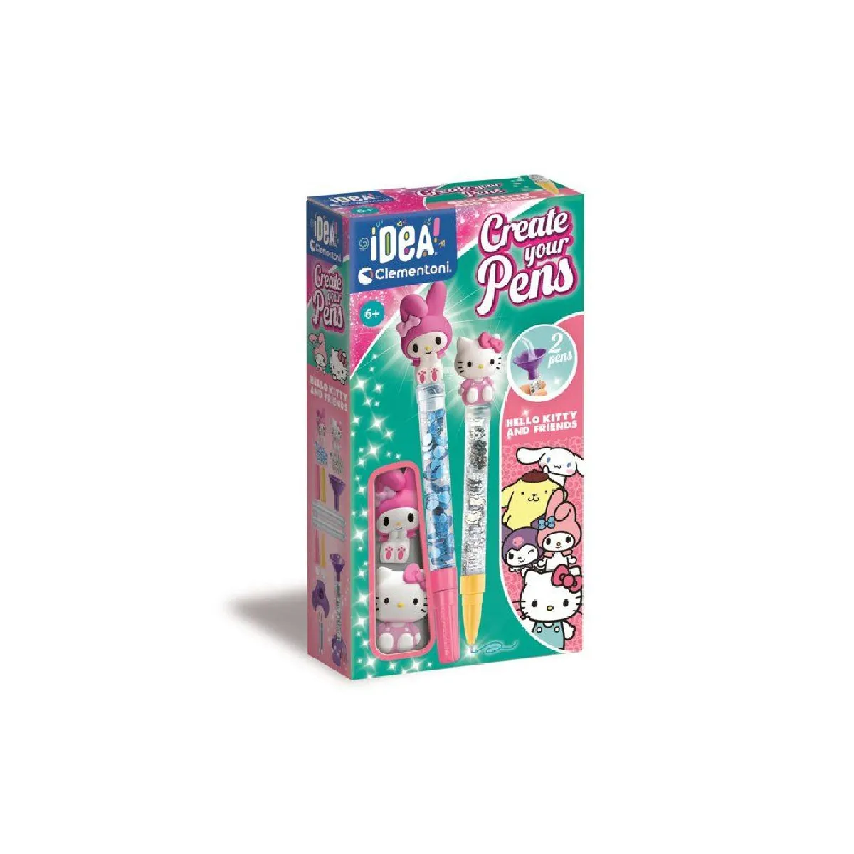 Clementoni Stylo Idea! Create Your Pens Set Hello Kitty My Melody DIY