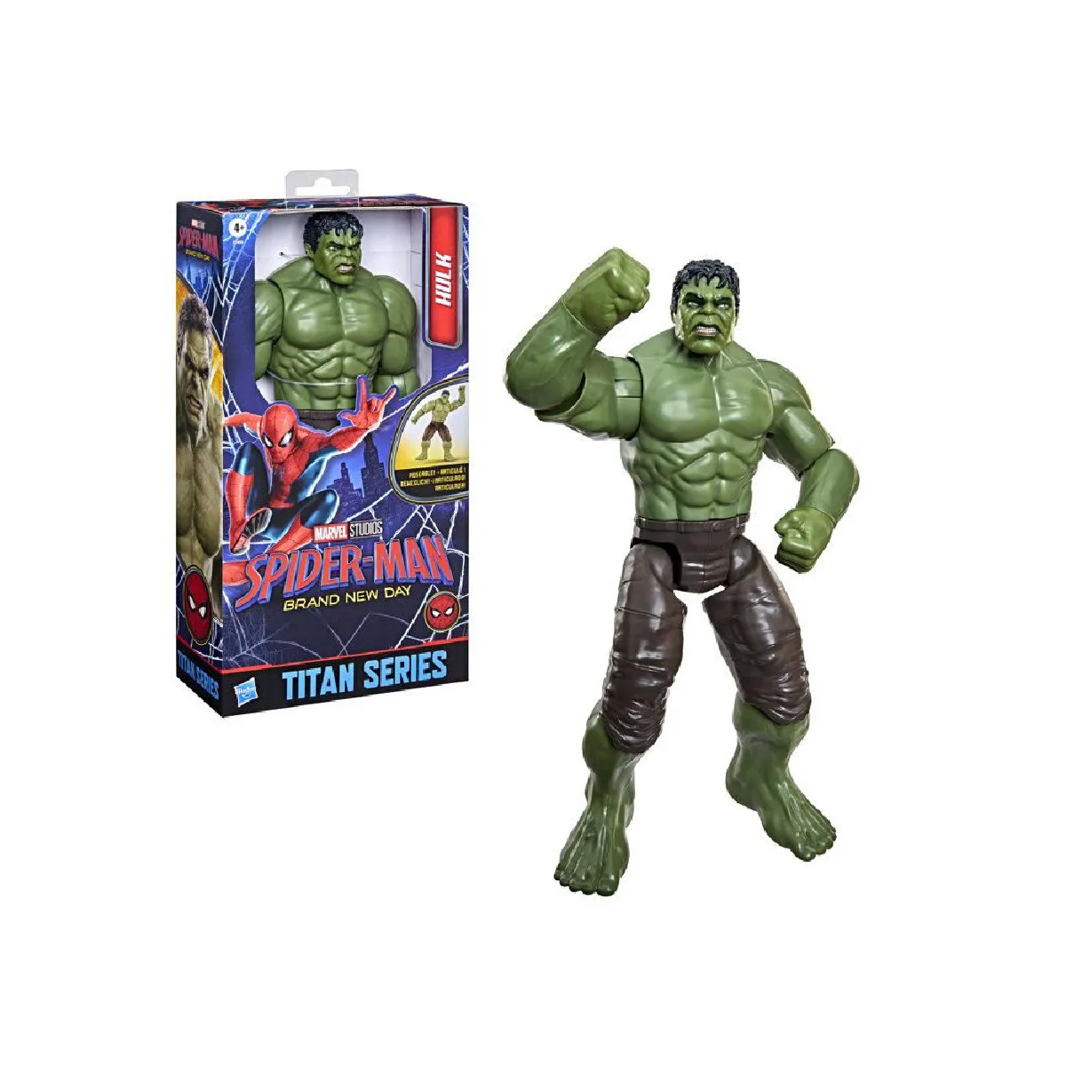 Figurine Hulk de 295 cm jouets de super héros pour enfants Marvel Spider Man: Brand New Day Titan Series dès - vue 5