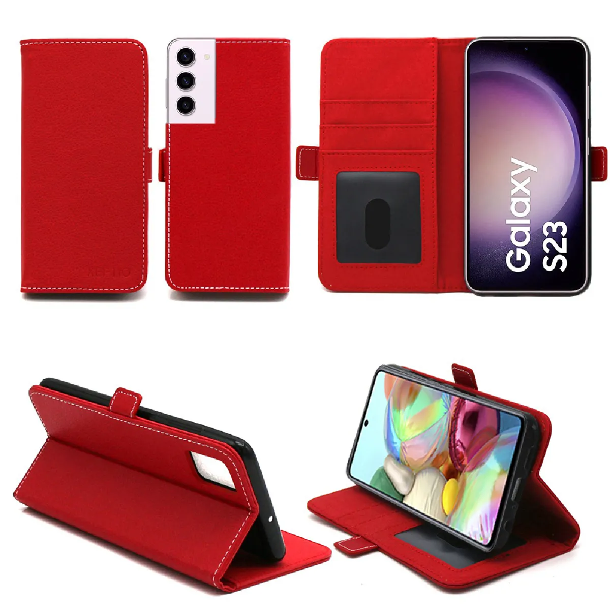 Xeptio Noir Samsung Galaxy S23 5G Coque Style Carbone - Neuf - Image 2