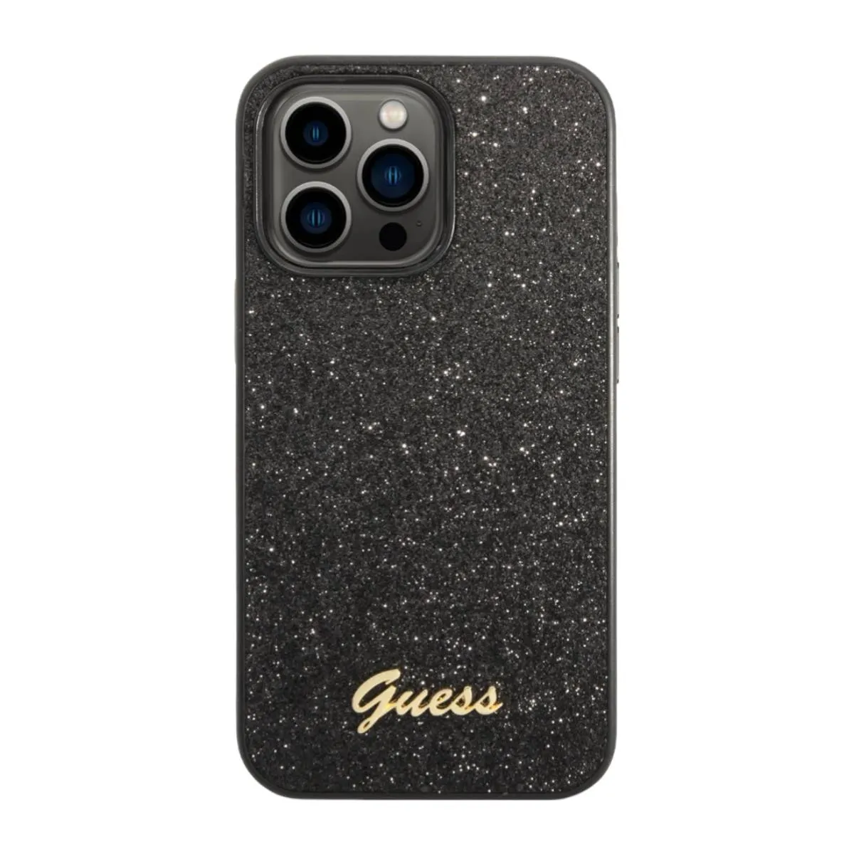 Guess Noir Coque De Protection Pour Iphone 14 Pro À Paillettes - Image 3