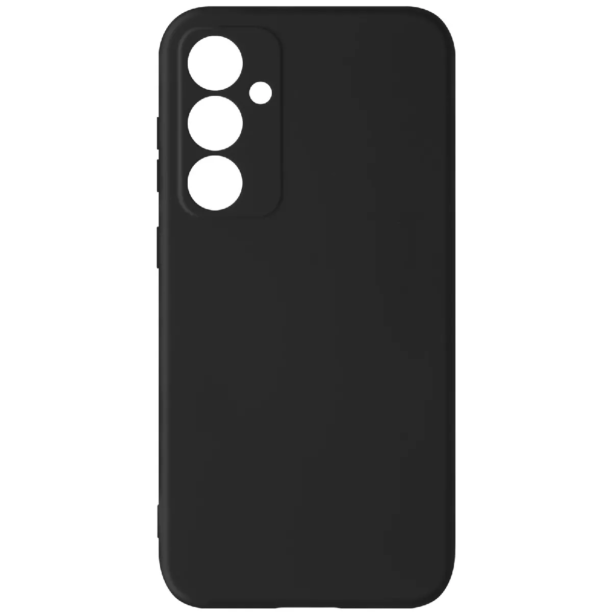 Avizar Noir Coque Pour Samsung Galaxy S23 Fe Semi-Rigide Soft-Touch Fast Cover