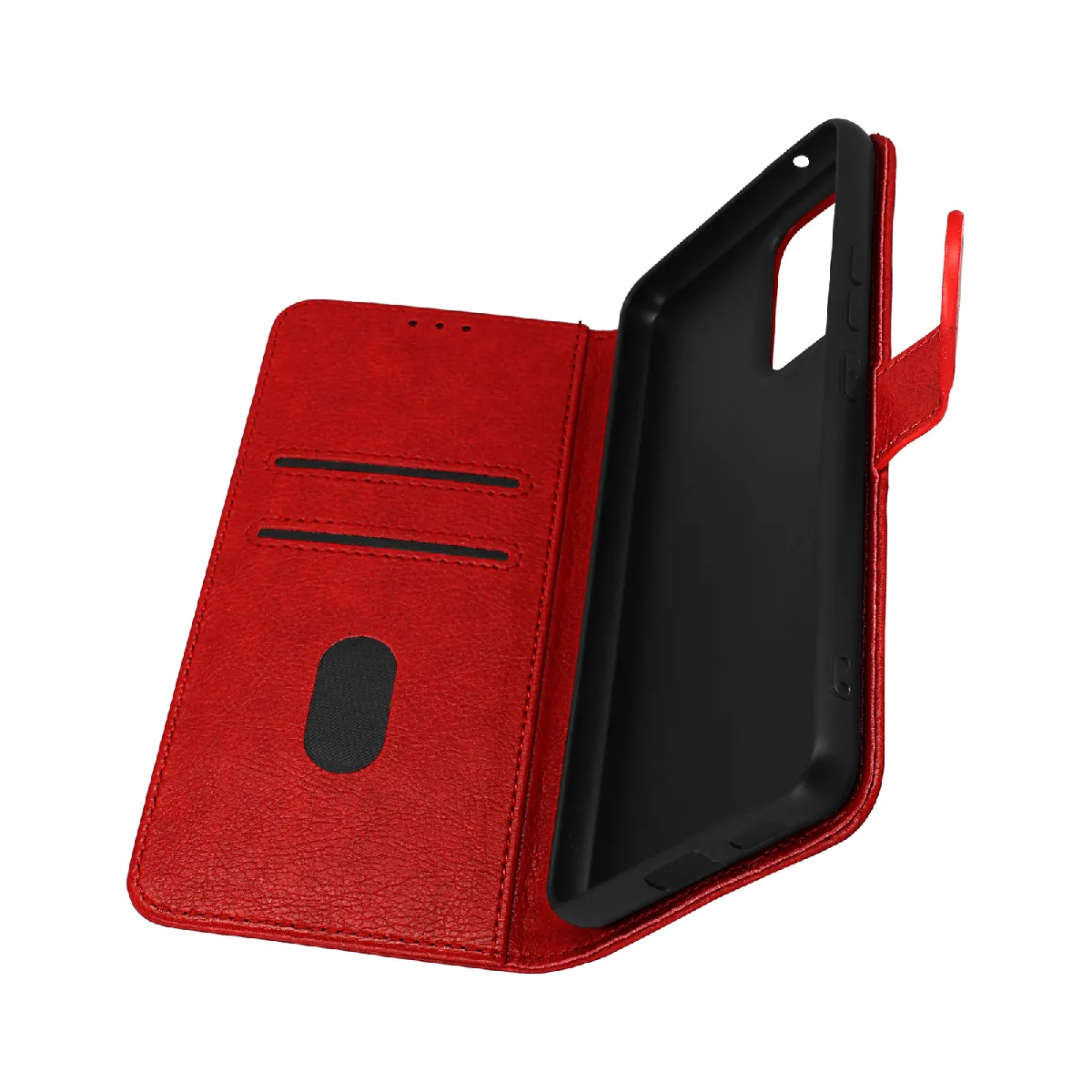 Avizar Rouge Housse Pour Samsung Galaxy A53 5G Clapet Portefeuille Fonction Support Vidéo