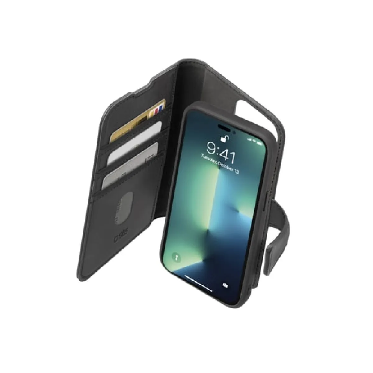 Sbs Noir Duo Mag Coque De Protection Pour Téléphones Portables 15,5 Cm (6.1 ) Folio Apple (Brand) Iphone 14 Pro - Neuf - Image 3