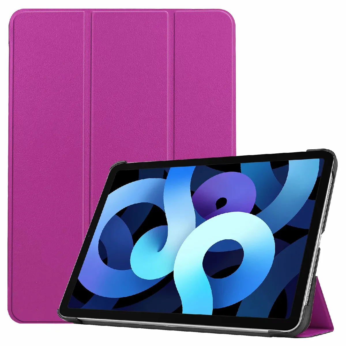 Xeptio Violet Étui Tablette En Similicuir Smartcover Pour Apple Ipad Air 4