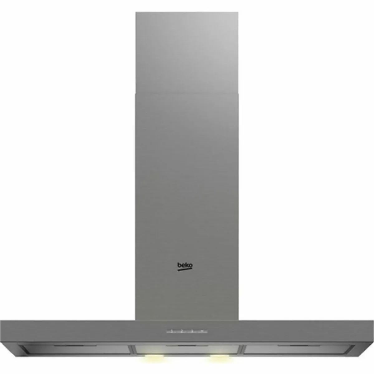 Hotte Décorative Beko BHCB91622BXH – Débit 613 m³/h, 90 cm, Éclairage LED