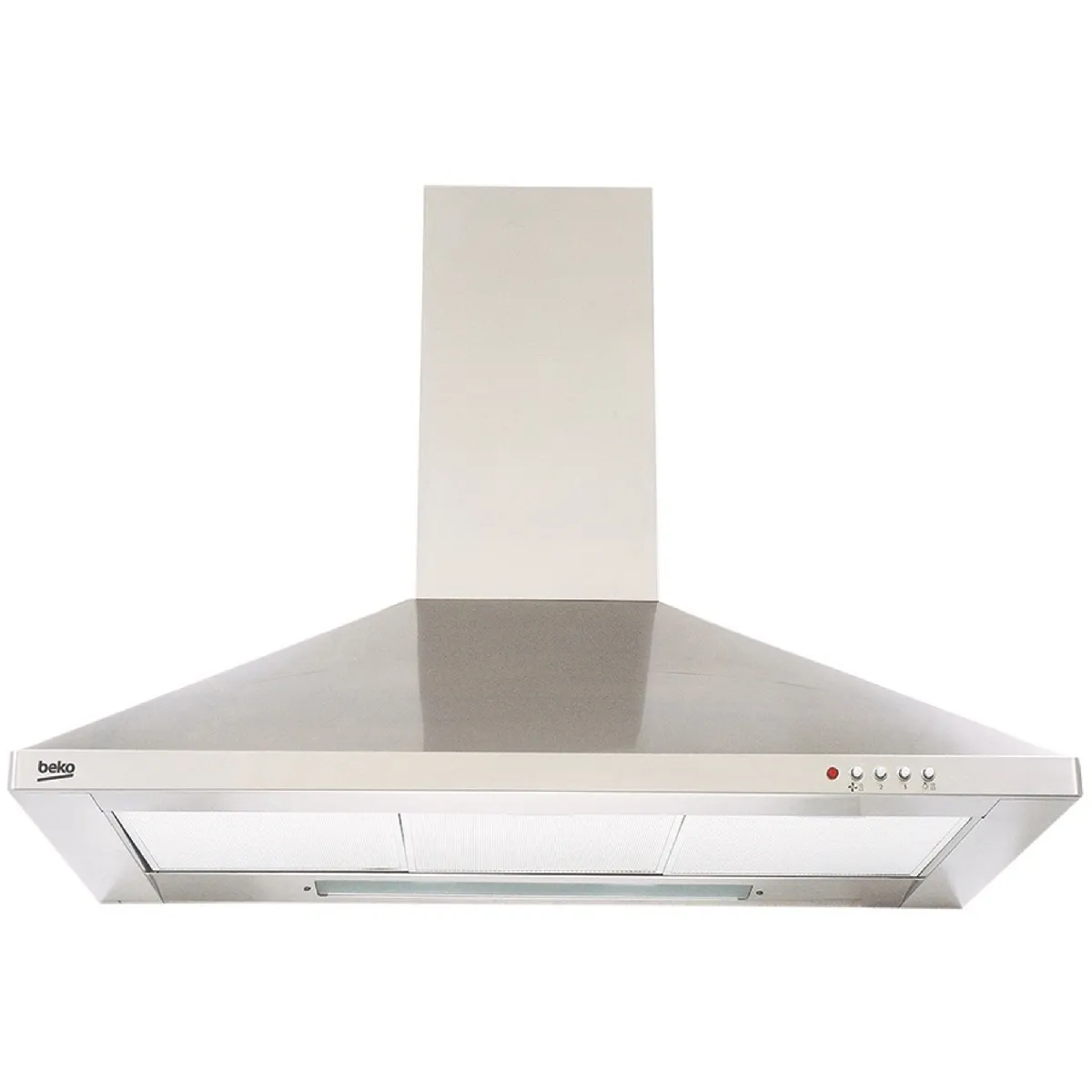 BEKO hotte pyramidale 90 cm inox 400 m3h CWB9441XNH - vue 4