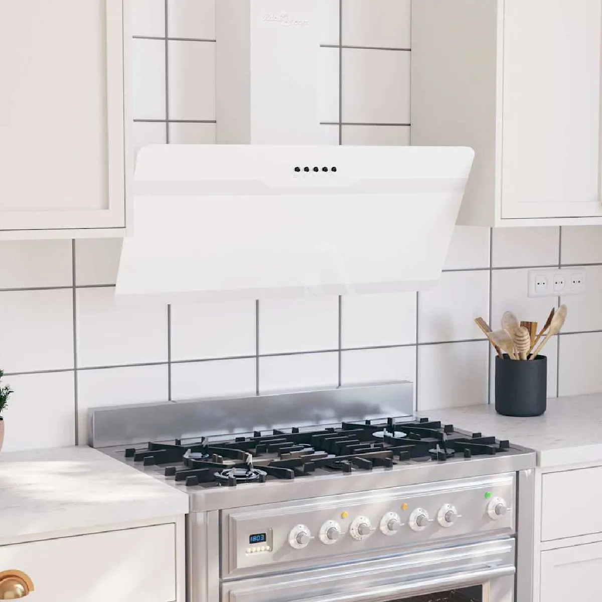 vidaXL Hotte murale 90 cm