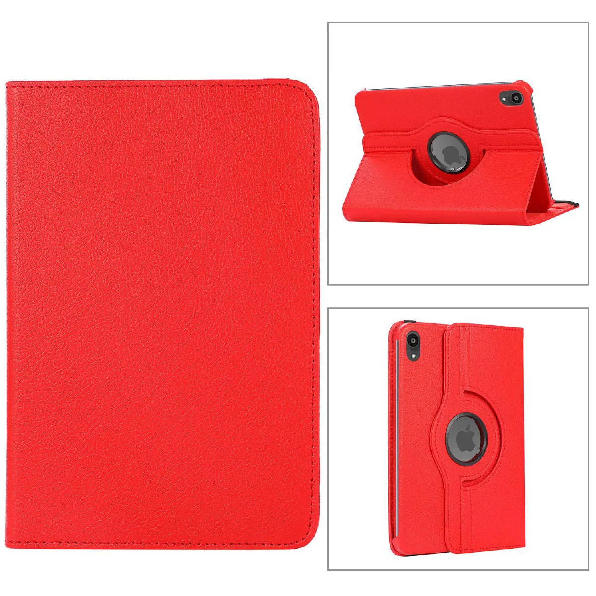 Xeptio Rouge Housse Tablette Rotative 360° Pour Samsung Galaxy Tab A9+
