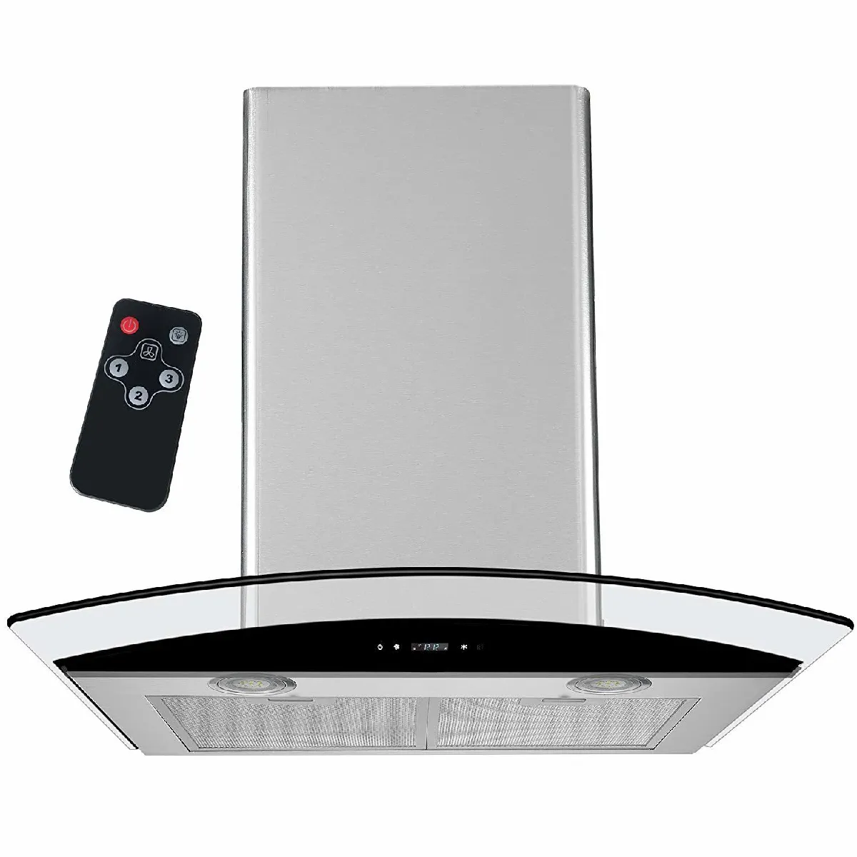 Syntrox Gris Hotte Aspirante 60 Cm Avec Écran Tactile Et Télécommande - Image 3