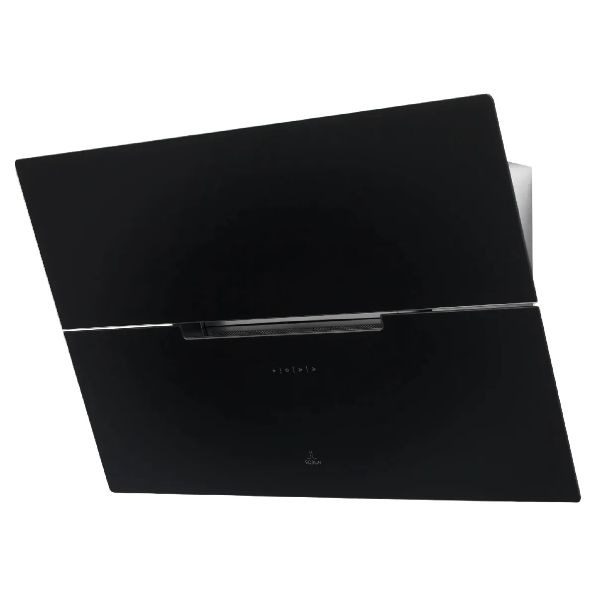 Roblin Noir Hotte Décorative Murale Inclinée Molière - 800