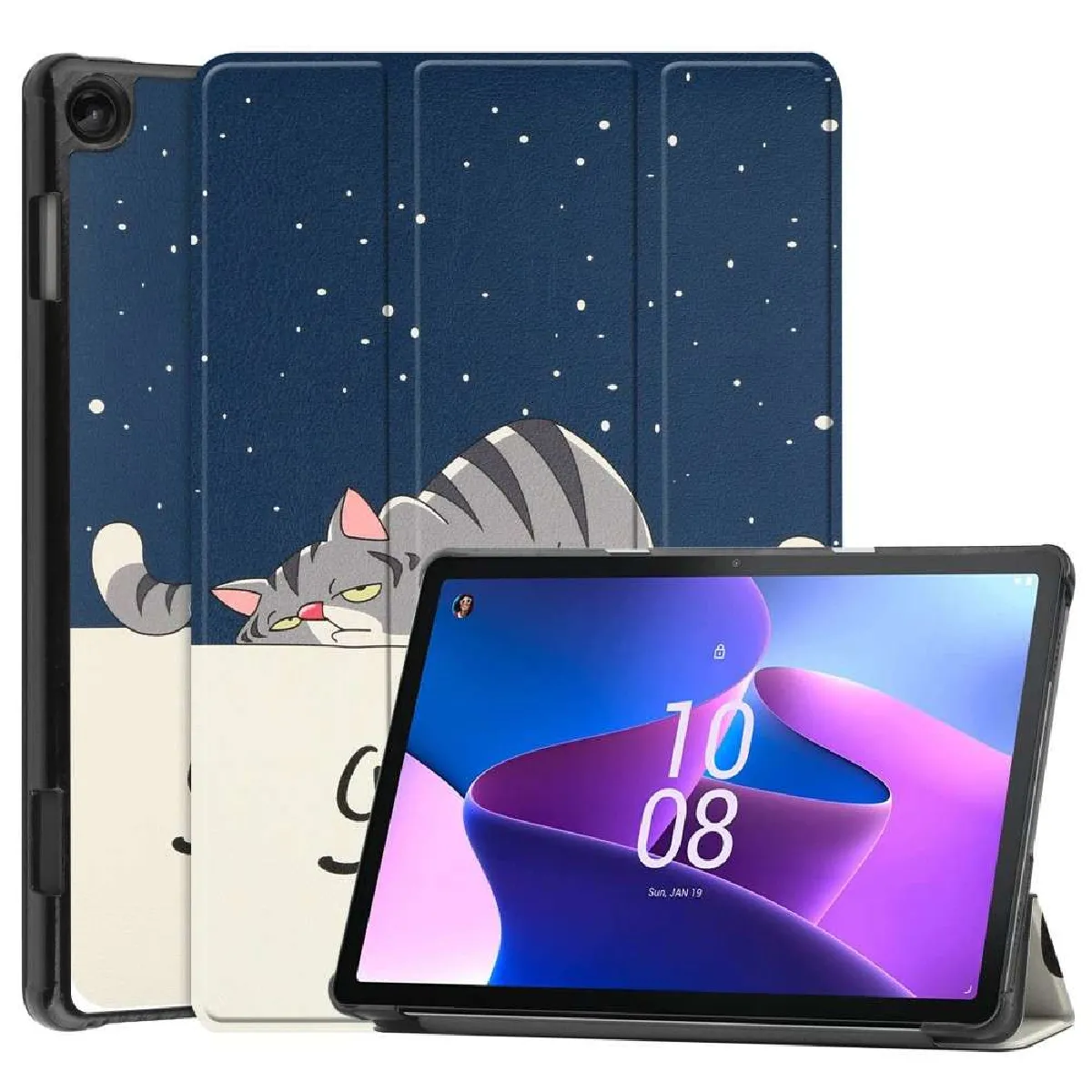 Htdmobiles Bleu Housse Lenovo Tab M10 Gen 3