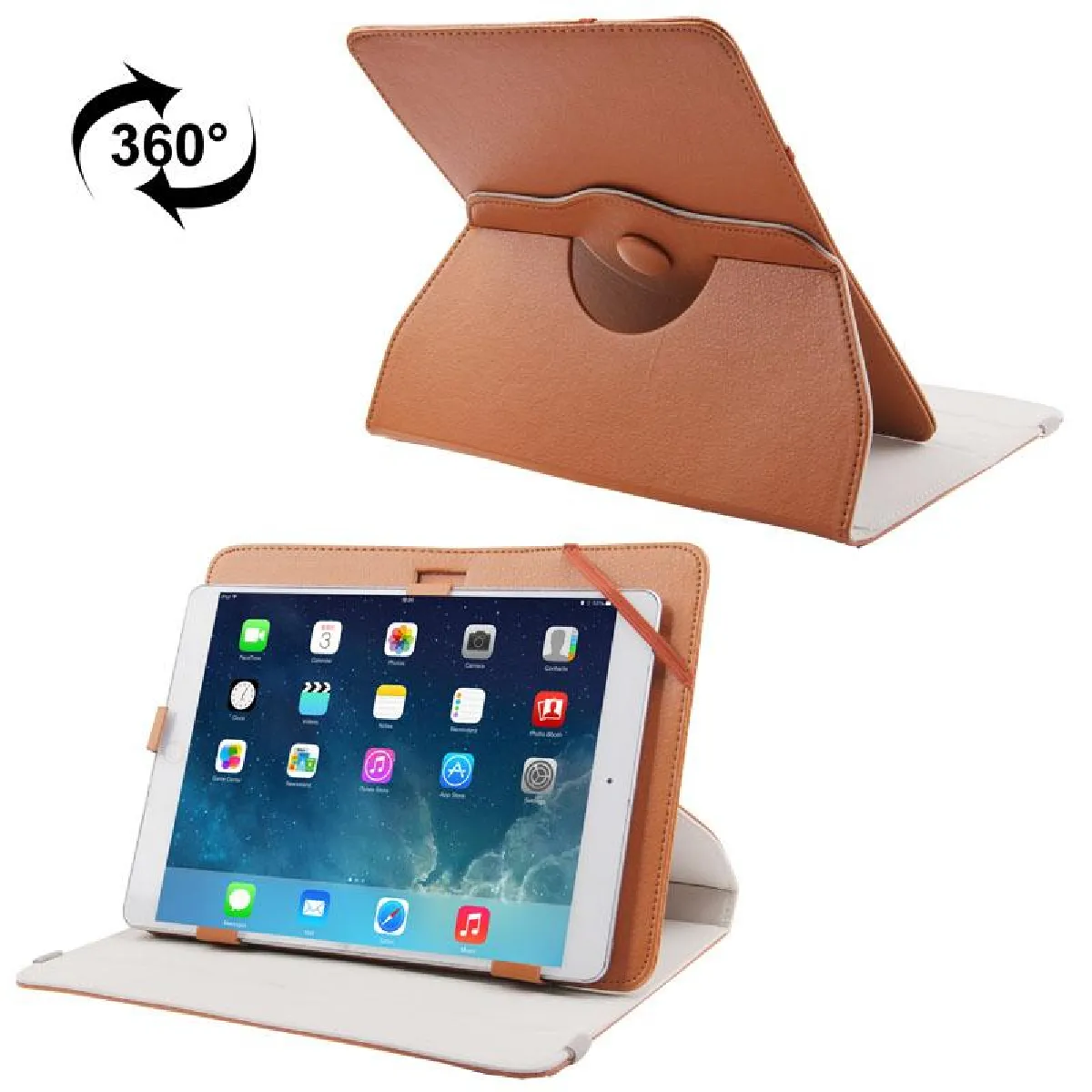 GENERIQUE - Housse de Tablette 9.7 Pouces - Étui de Protection avec Support - Rose - Image 2