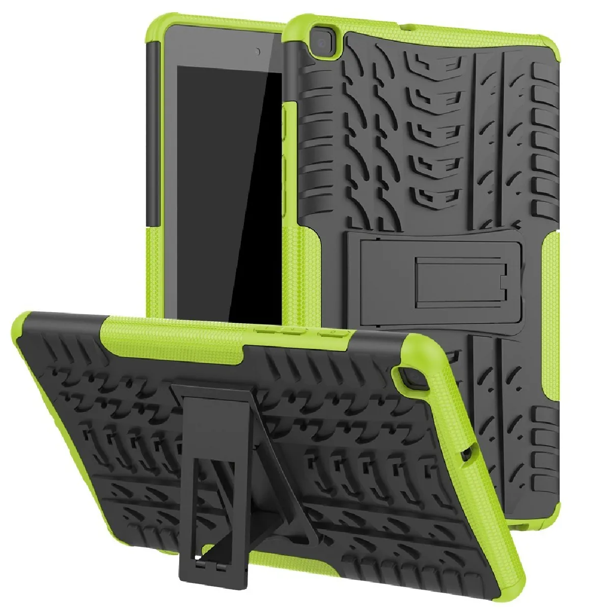 Générique Vert Coque Hybride Avec Béquille Pour Samsung Galaxy Tab A 8.0 Wi-Fi (2019)