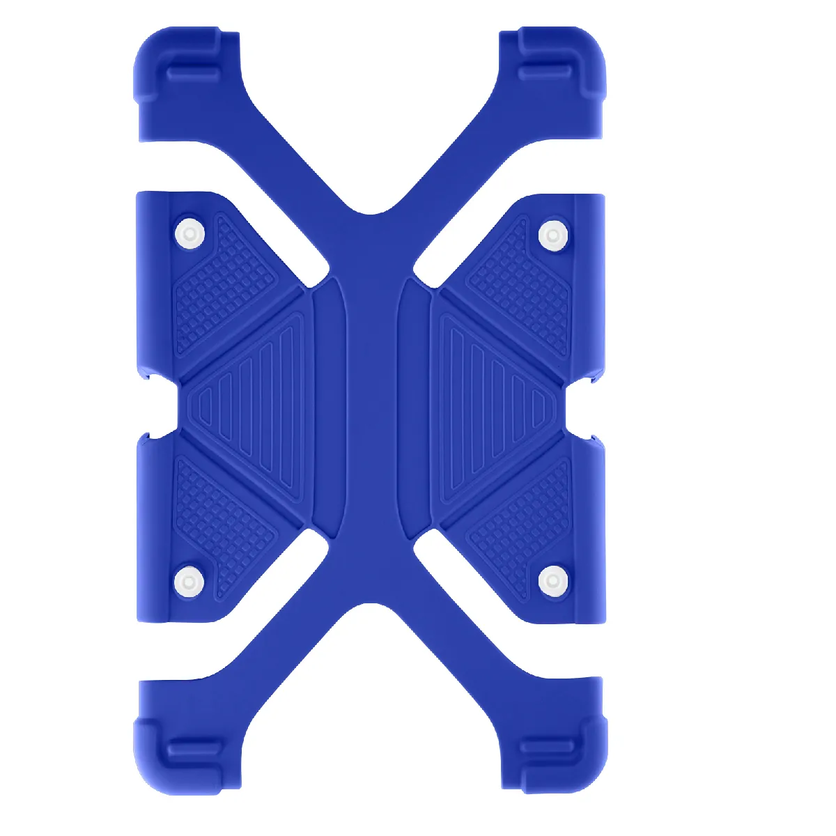 Avizar Bleu Coque Pour Tablette 7.9 À 9 Pouces Universel Bumper Silicone Gel Mode Support