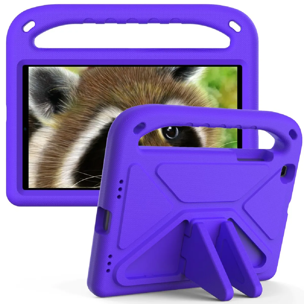 Générique Violet Coque Antichoc Avec Béquille Pour Samsung Galaxy Tab A 8.0 (2019)