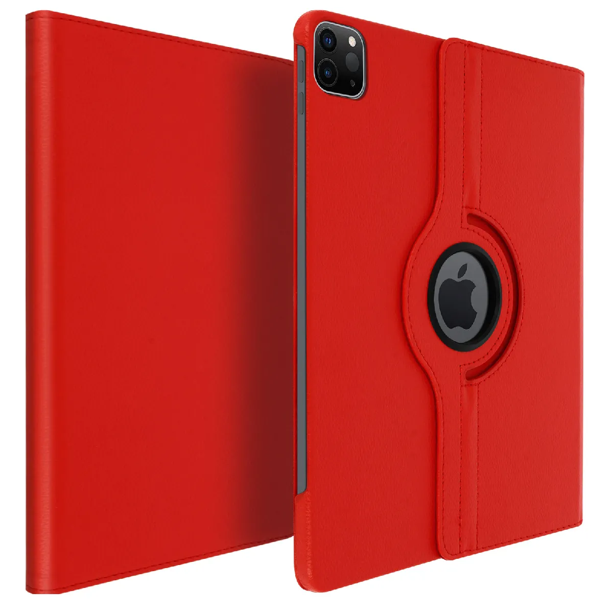 Avizar Rouge Étui Pour Ipad Pro 11 Et Air 2022, 2020 Support Rotatif 360°