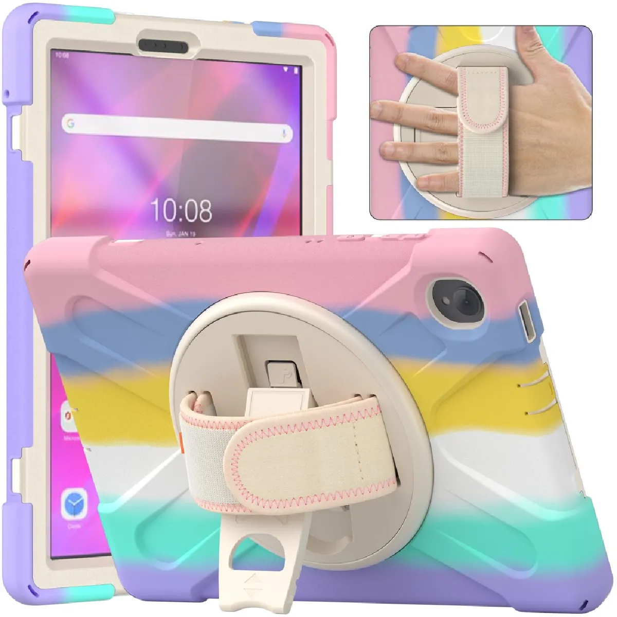 Générique Coque Tablette Avec Béquille Pour Lenovo Tab K10