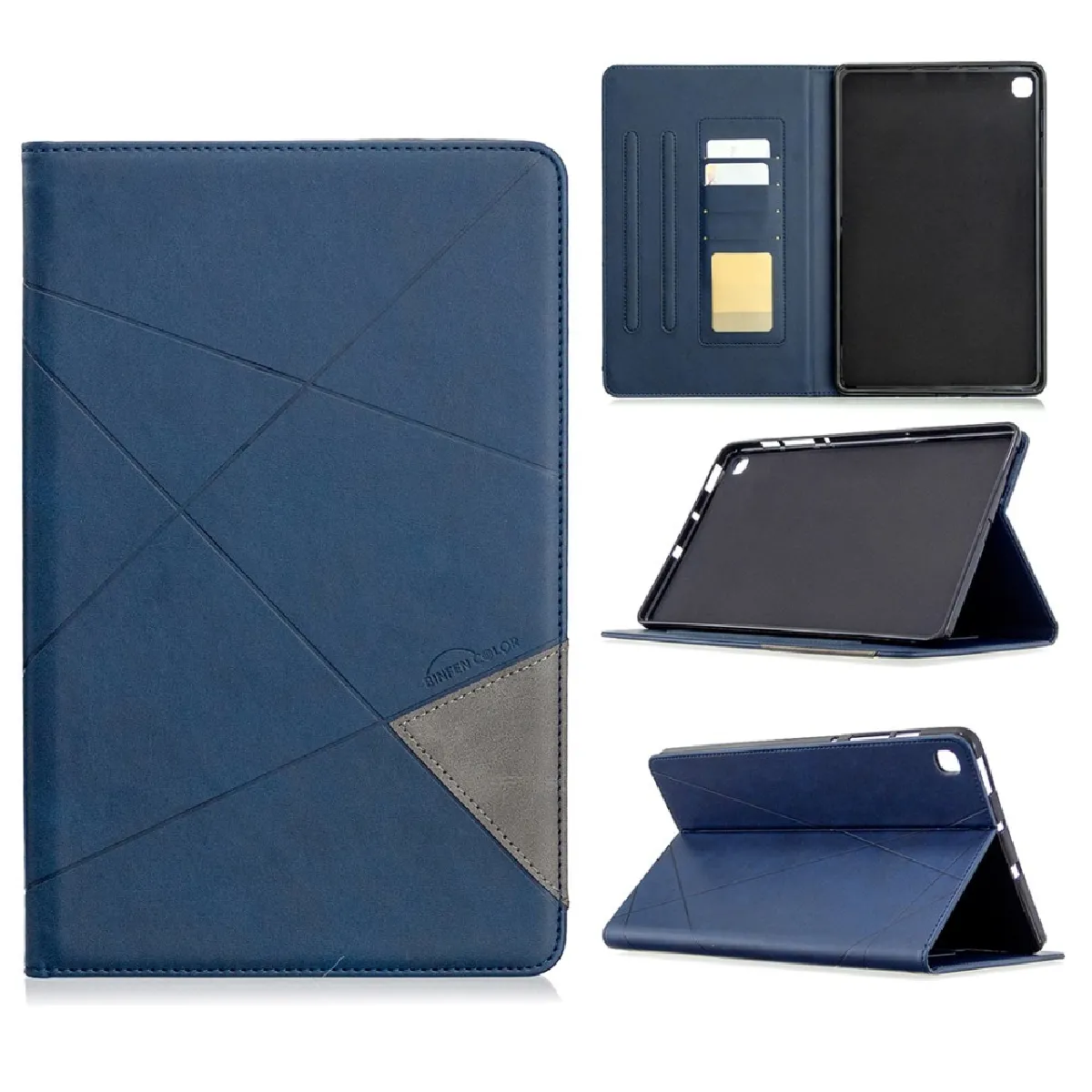 Générique Bleu Étui Tablette Avec Support Pour Samsung Galaxy Tab S6 Lite