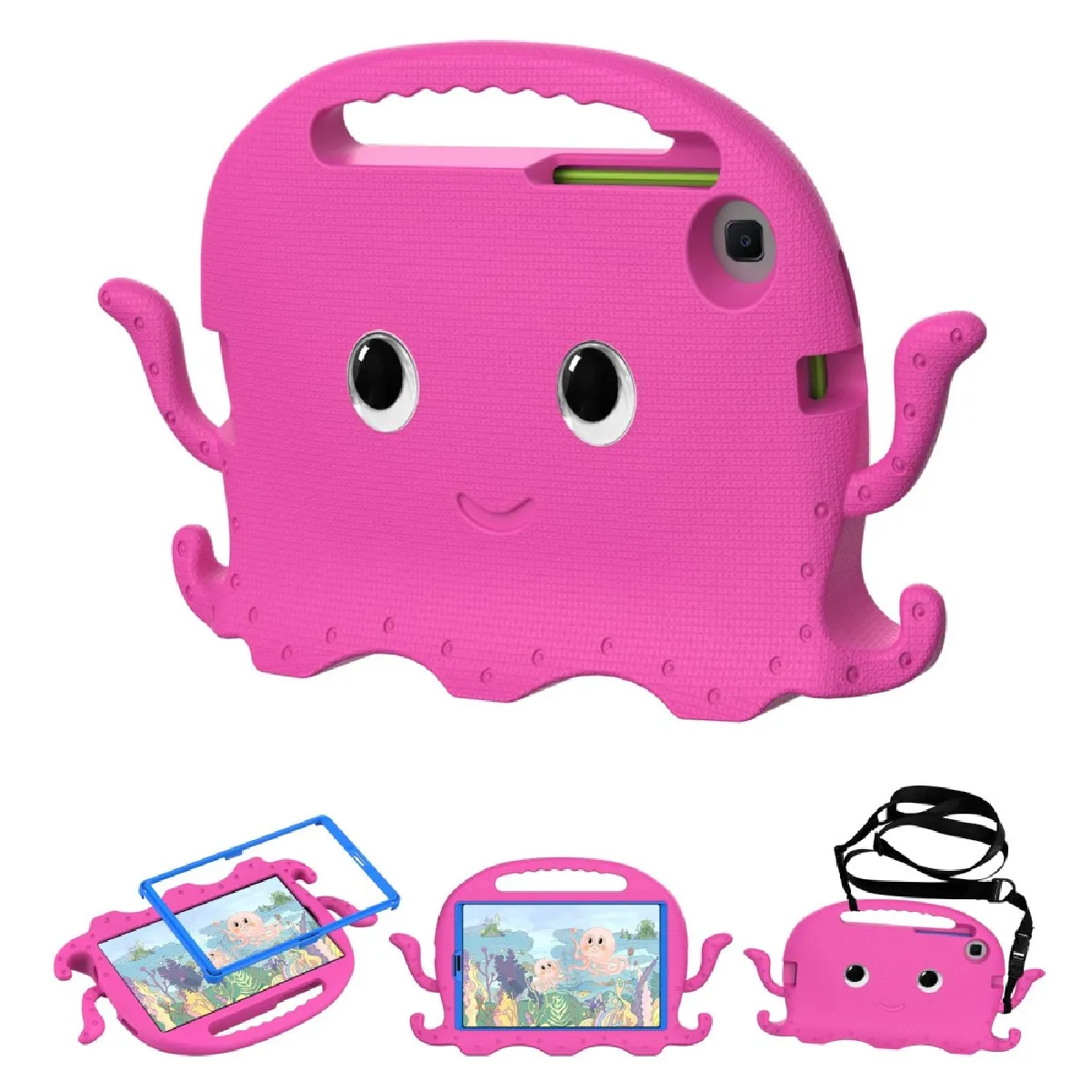 GENERIQUE - Coque pour Samsung Galaxy Tab A7 Lite 8.7 - TPU - Rose - Image 2