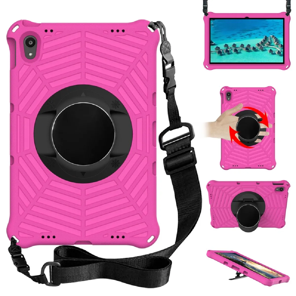 Générique Coque Tablette Avec Béquille Et Bandoulière Pour Lenovo Tab P11 Tb-J606f