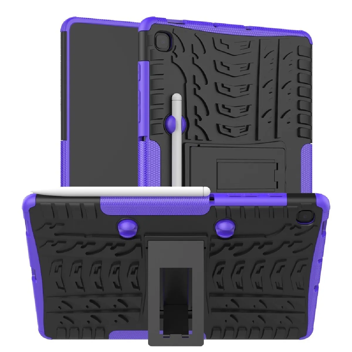 Générique Violet Coque Tablette Avec Béquille Pour Samsung Galaxy Tab S6 Lite