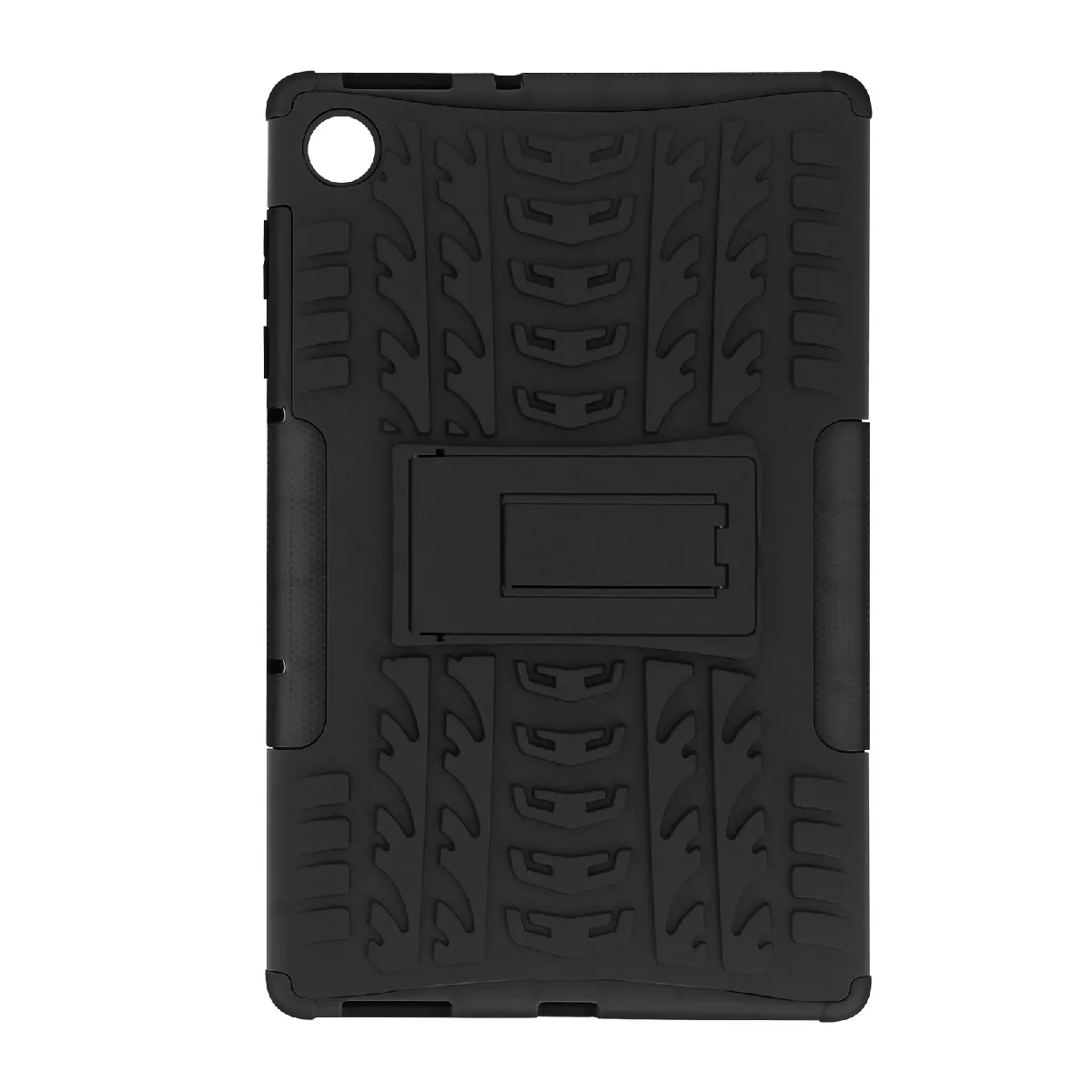 Avizar Noir Coque Lenovo Tab M10 Gen 2 Protection Bi-Matière Avec Béquille Support