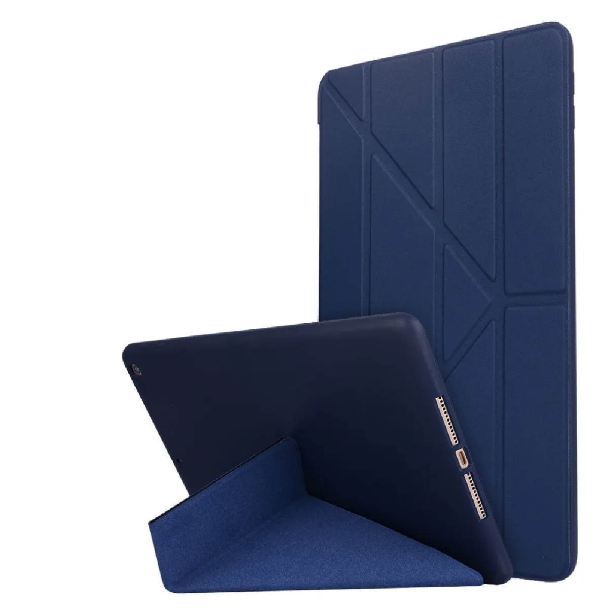 Générique Bleu Étui Pour Tablette En Silicone Et Polyuréthane Pour Apple Ipad 10,2 (2019)