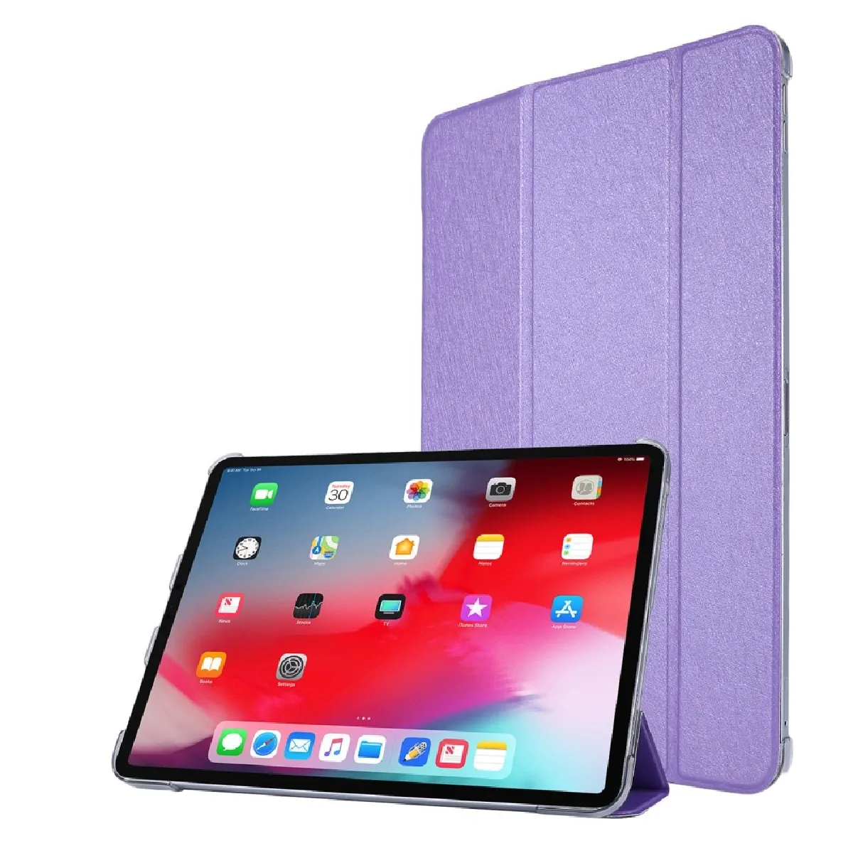 Générique Violet Étui Tablette Avec Support Pliable Pour Apple Ipad Pro 11 Pouces (2020)