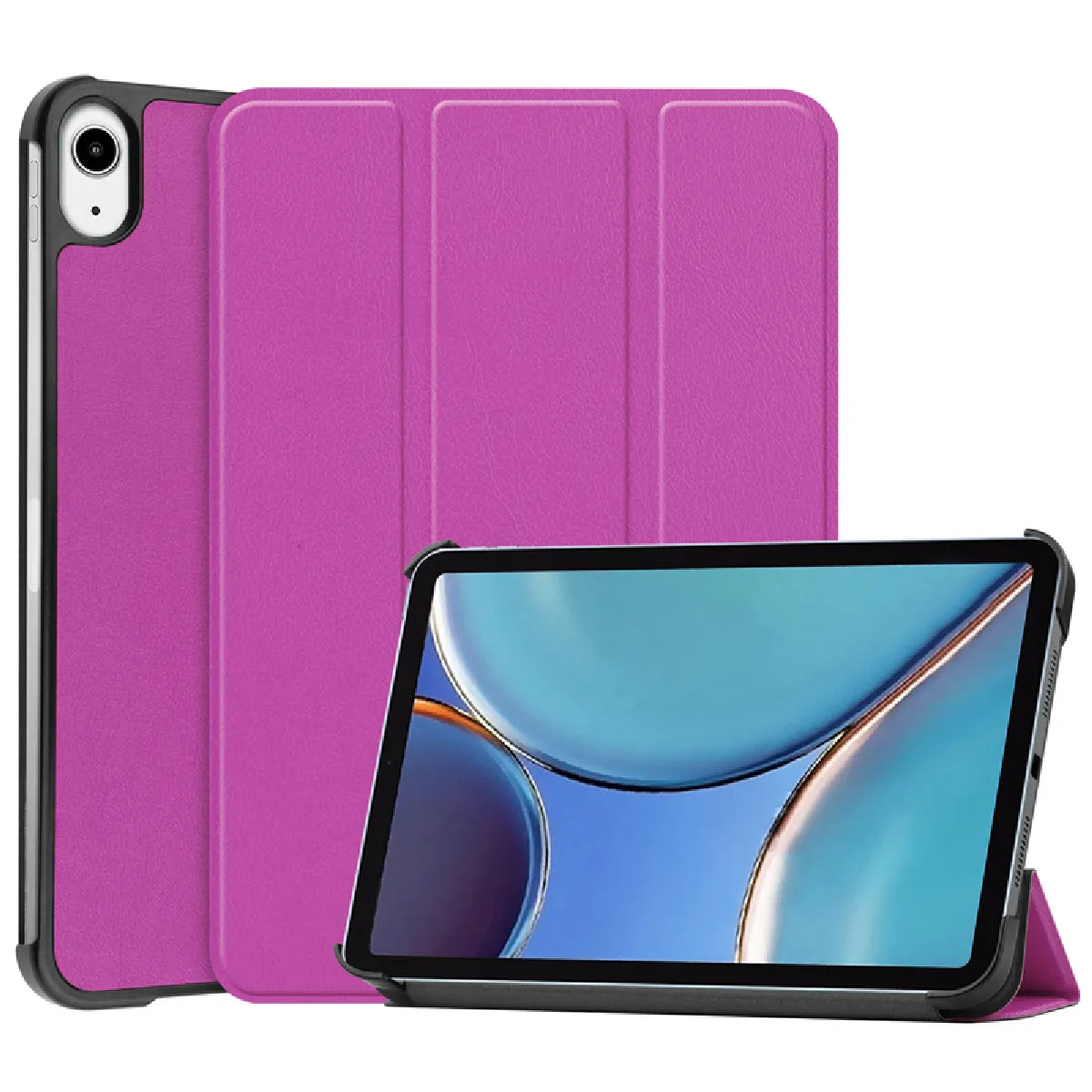 Xeptio Violet Étui Tablette En Similicuir Pour Apple Ipad Mini 6 (2021) - 8,3 Pouces