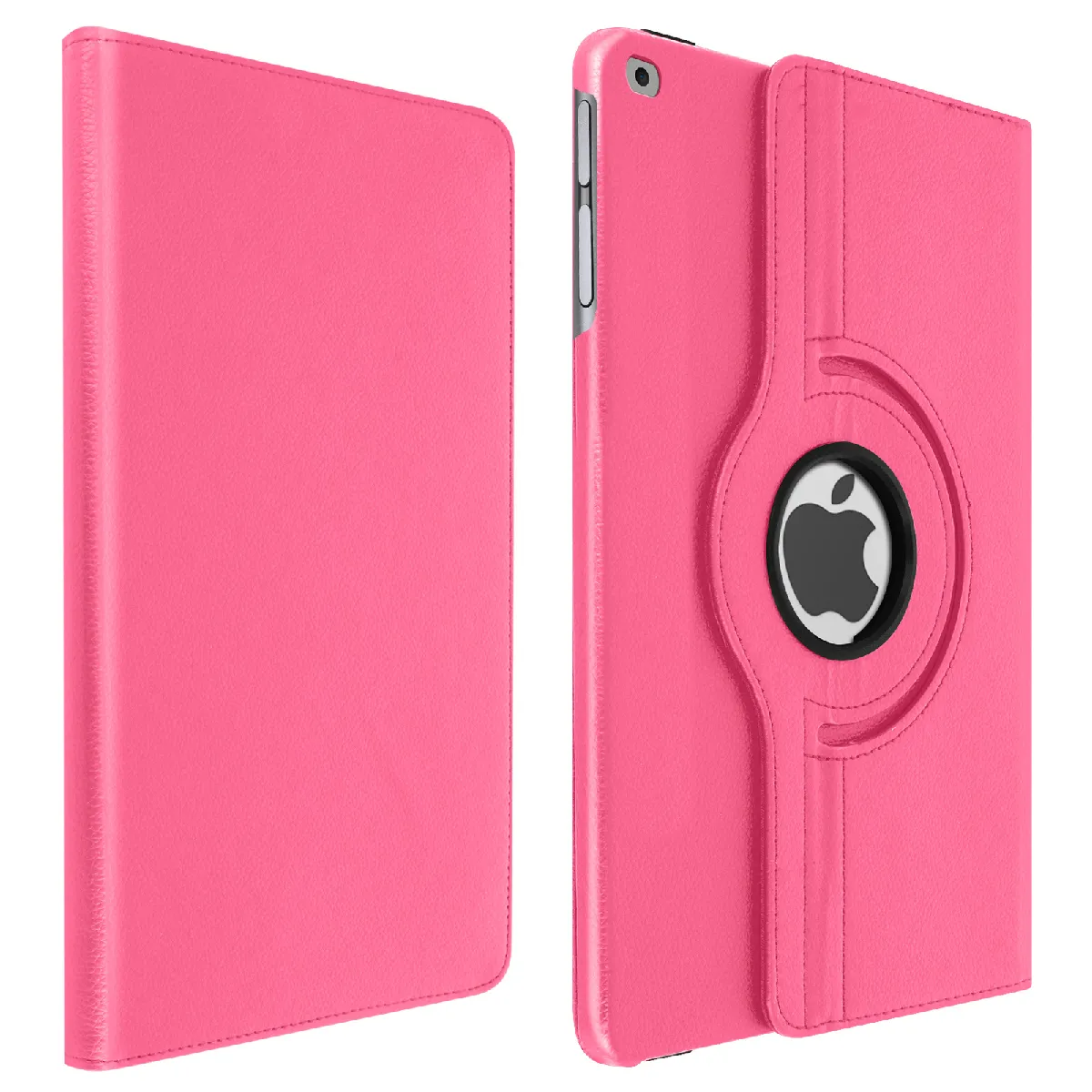 Avizar Étui Fonction Support Rotatif 360° Housse pour iPad 5 / 6 / Air Rose