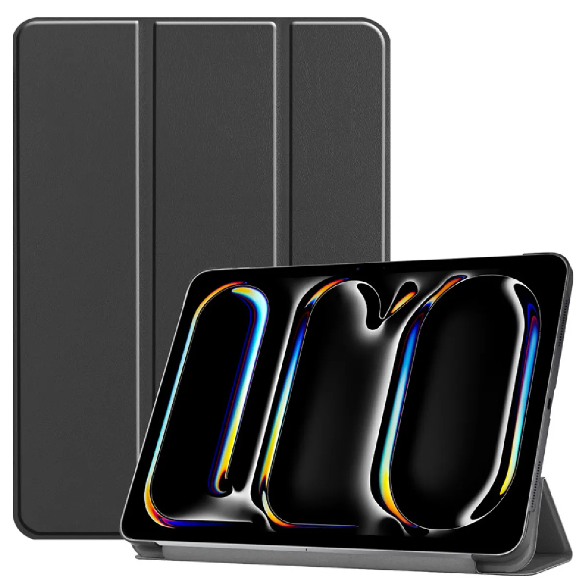 Xeptio Noir Étui Smartcover Pour Apple Ipad Air 13 2024 (M2)