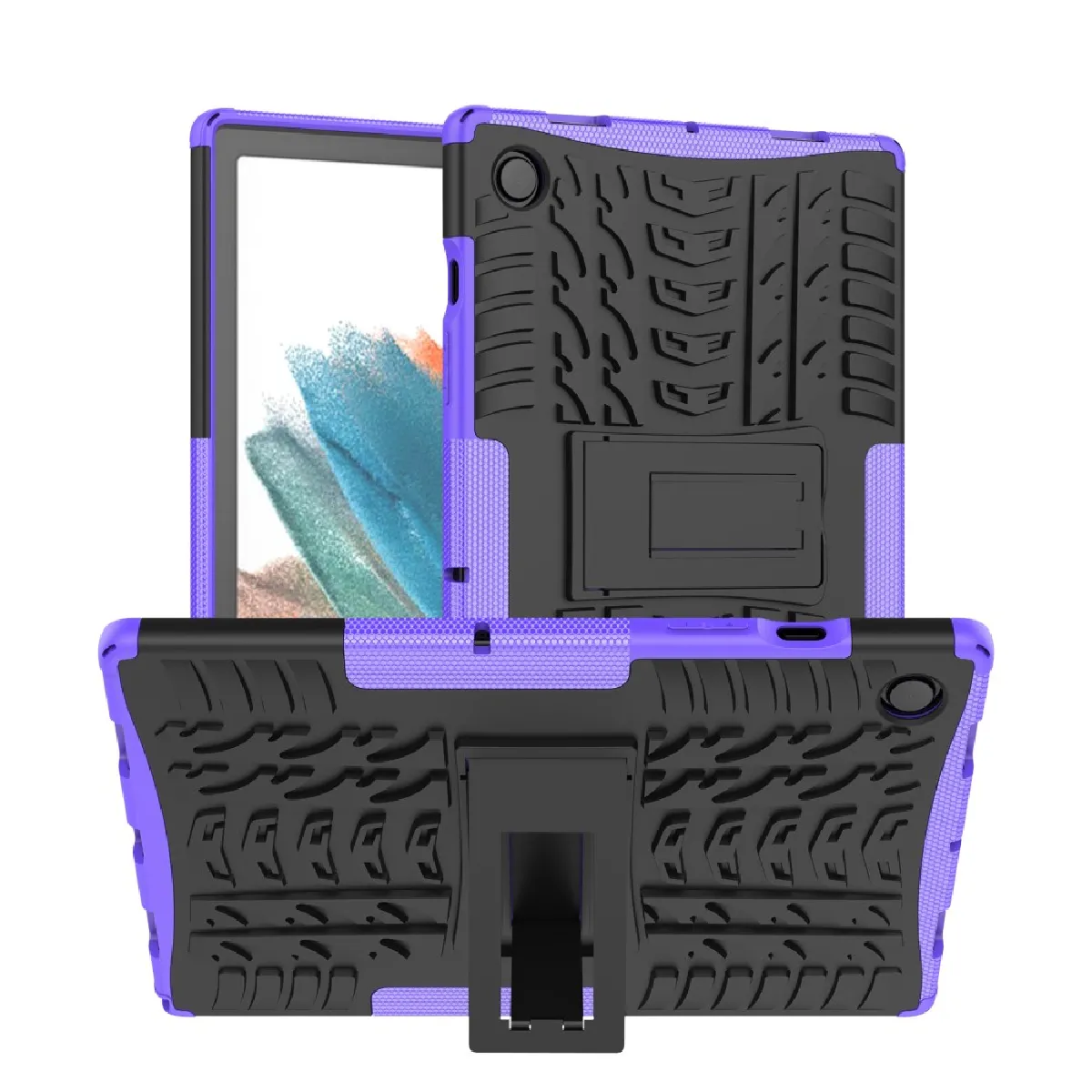 Générique Violet Étui Tablette Avec Béquille Pour Samsung Galaxy Tab A8 - 10,5 Pouces