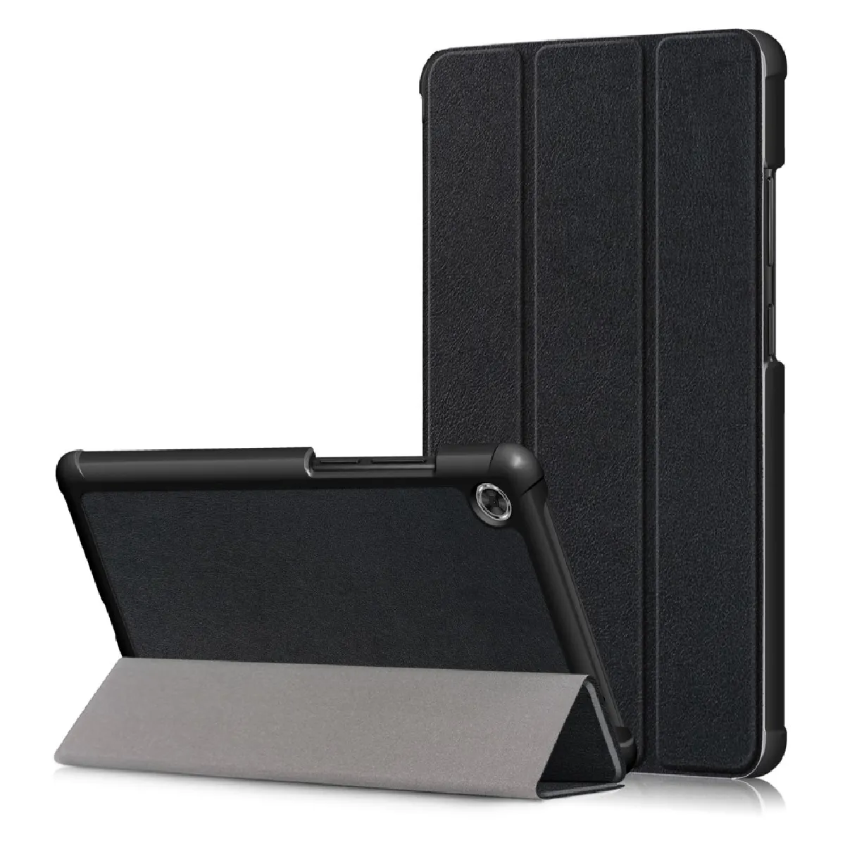 Générique Noir Étui Tablette Avec Support Pliable Pour Lenovo Tab M7 Tb-7305F