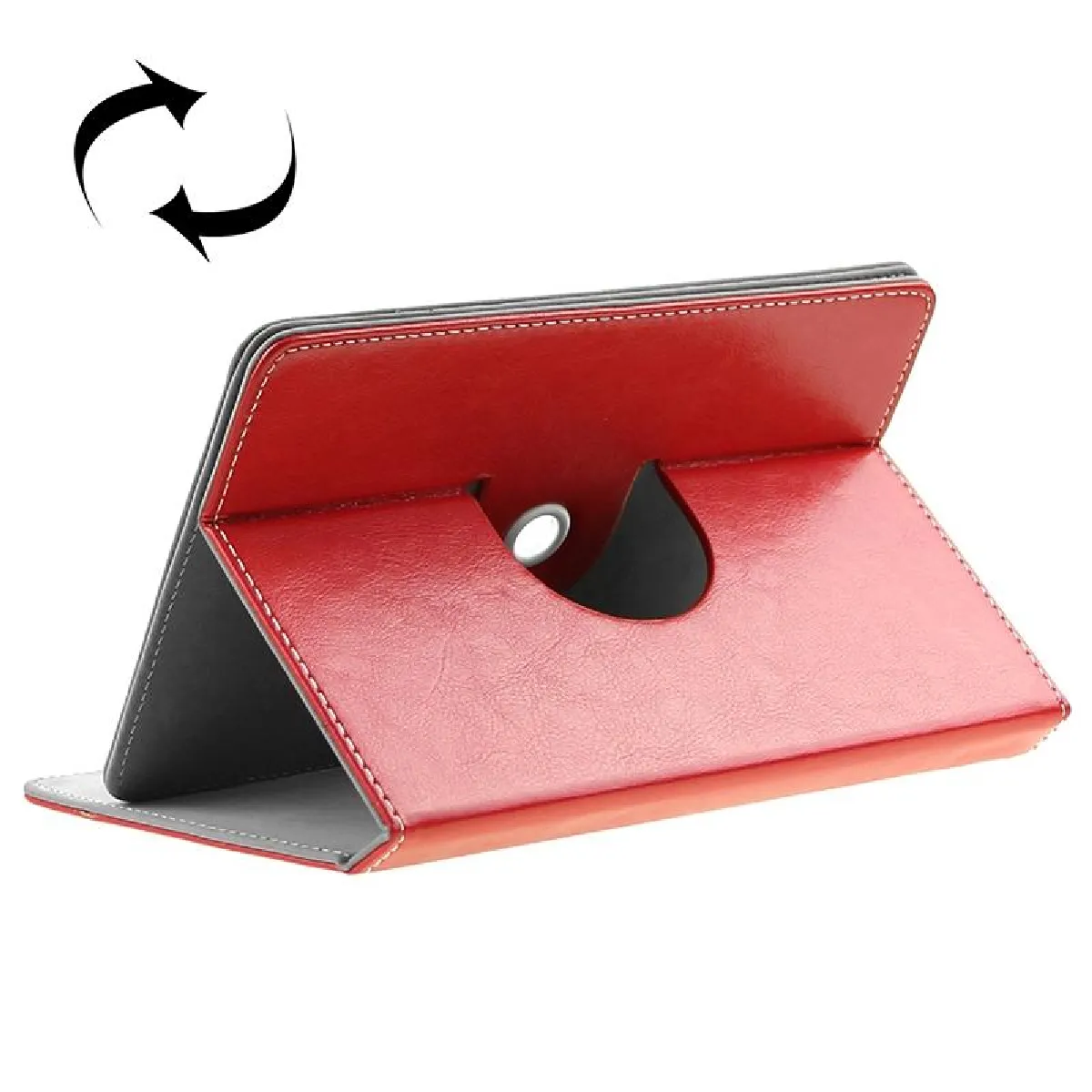Yonis Rouge Housse Pour Tablette En Similicuir - 7 Pouces