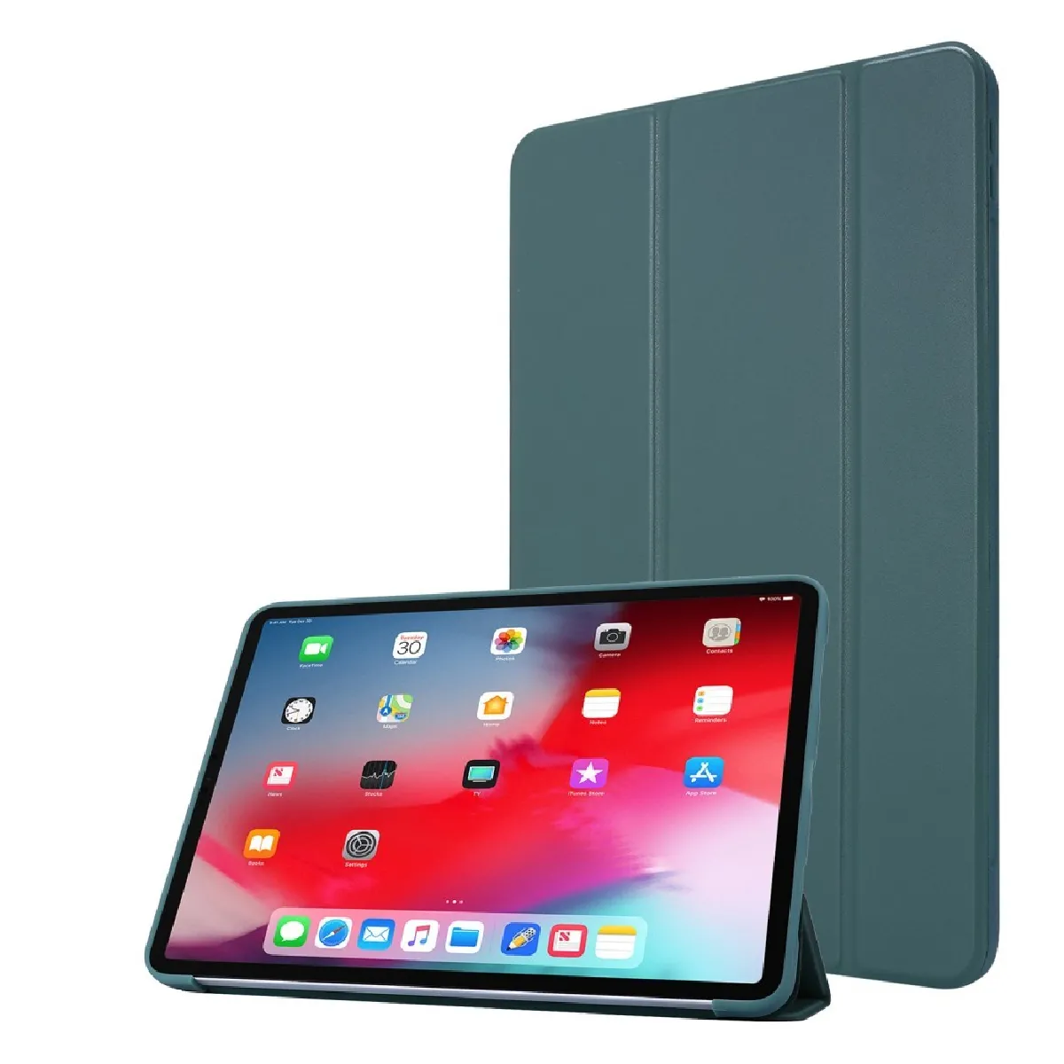 GENERIQUE - Housse de protection pour Apple iPad Pro 11 pouces - Vert - Triple - Image 3