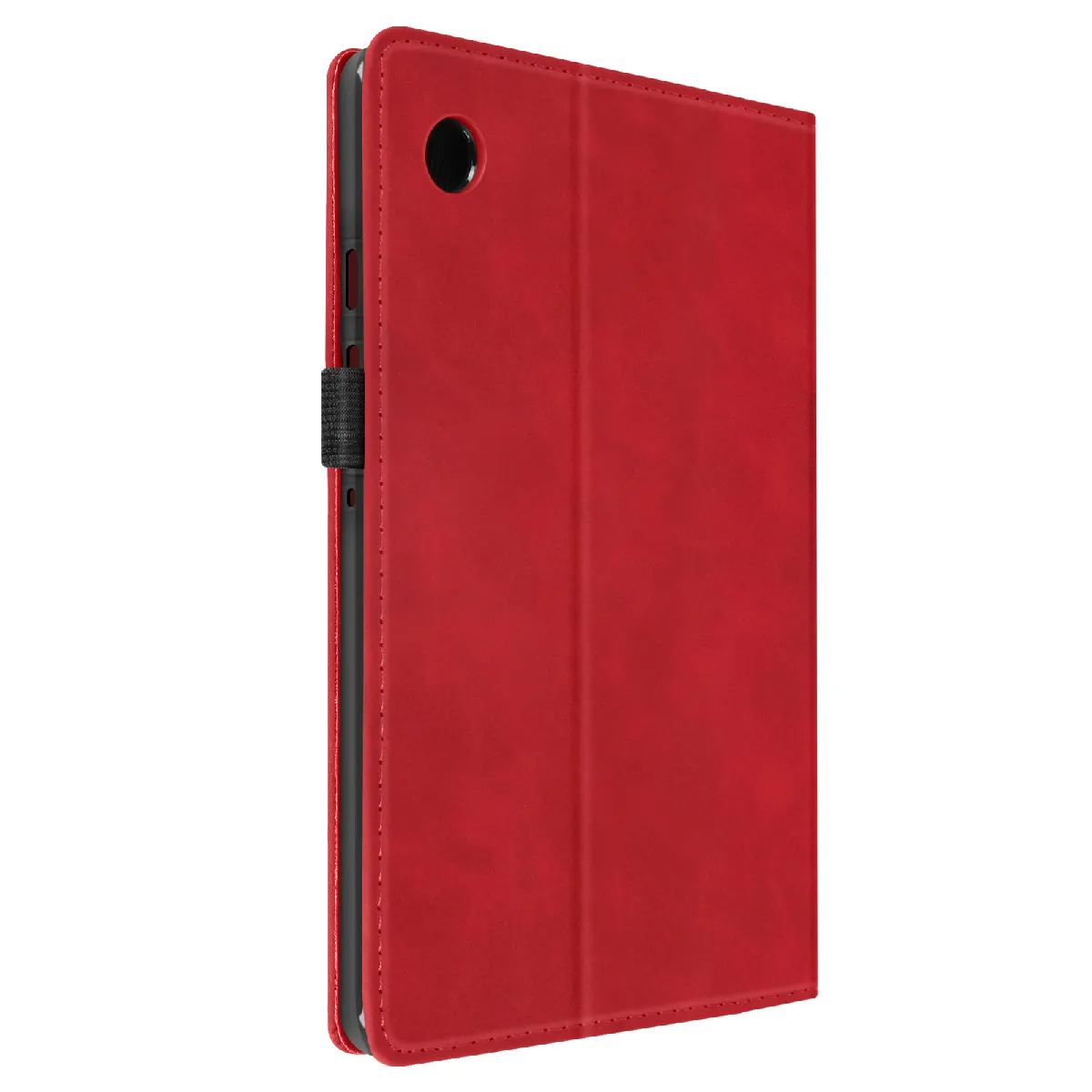 Avizar Rouge Étui Pour Samsung Tab A9 Portefeuille Multi-Compartiment Support Vidéo