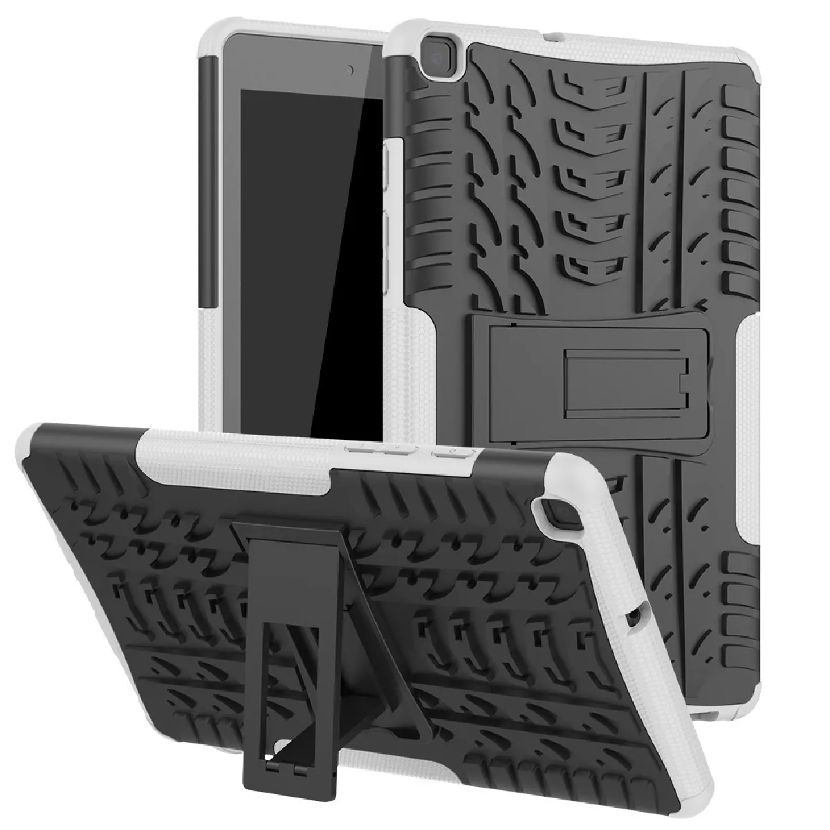 Générique Blanc Coque Tablette Avec Béquille Pour Samsung Galaxy Tab A 8.0 Wi-Fi (2019)