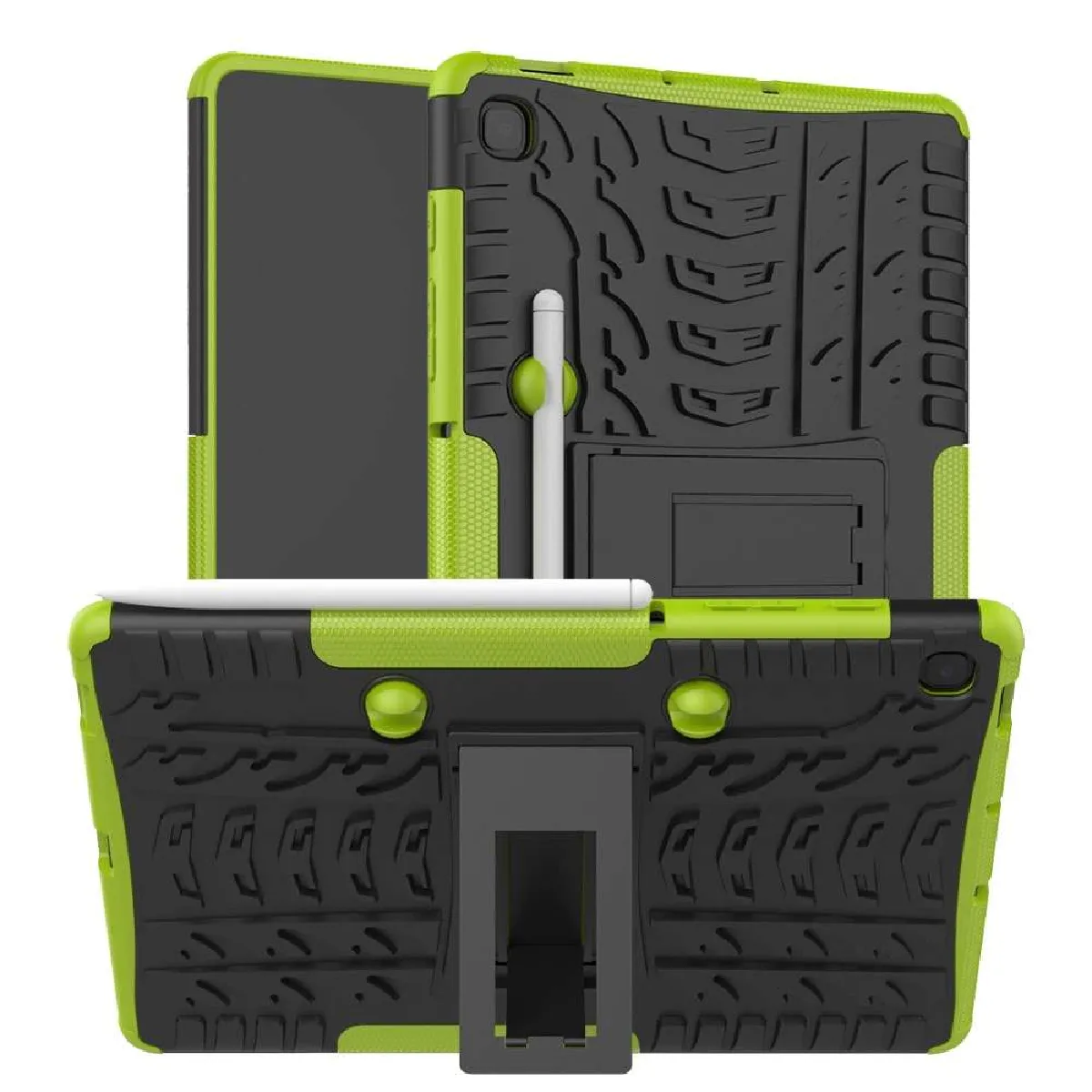 Htdmobiles Vert Housse Antichoc Pour Samsung Galaxy Tab S6 Lite - 10,4 Pouces