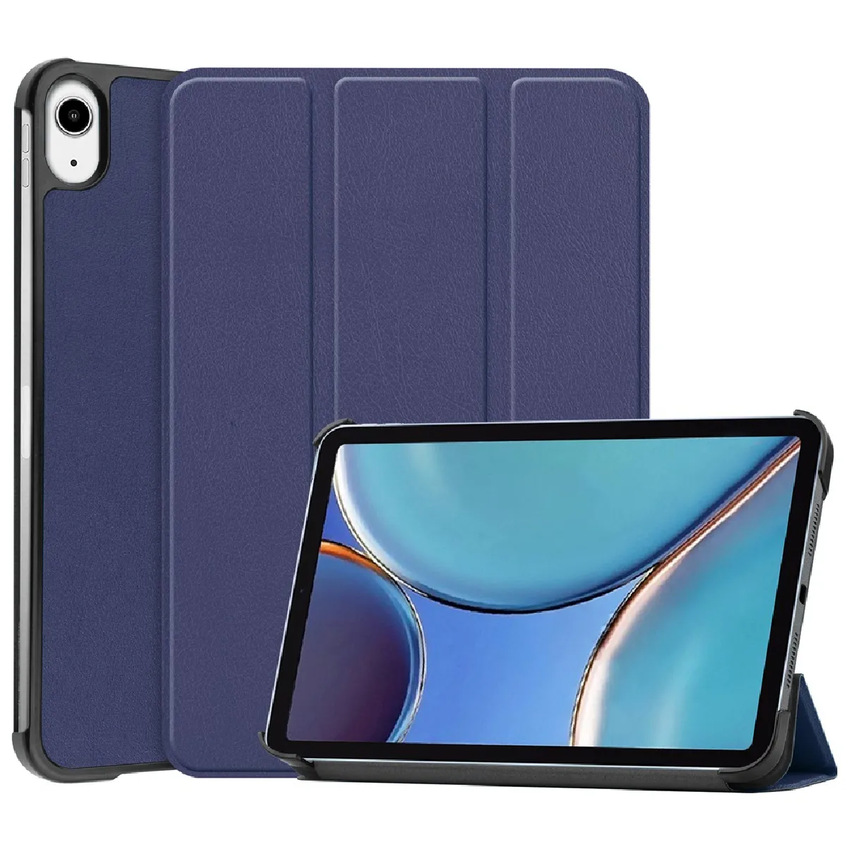 Xeptio Bleu Étui Pliable Smartcover Pour Apple Ipad Mini 6 2021 - 8,3 Pouces - Foncé