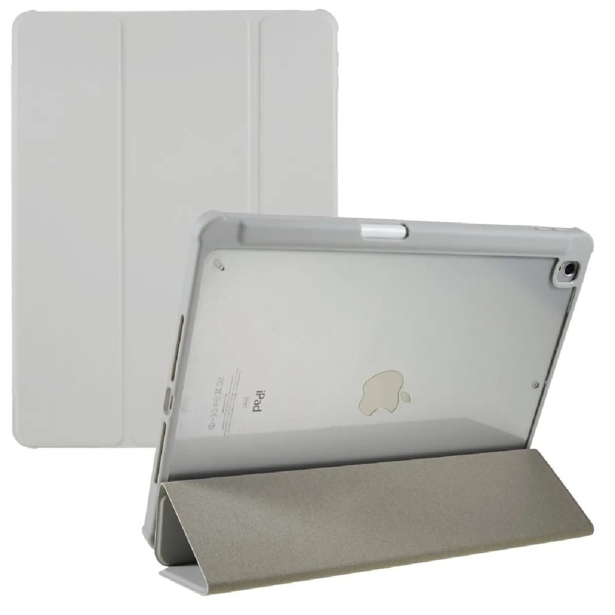 Générique Gris Étui Folio Pour Apple Ipad - 10,2 Pouces