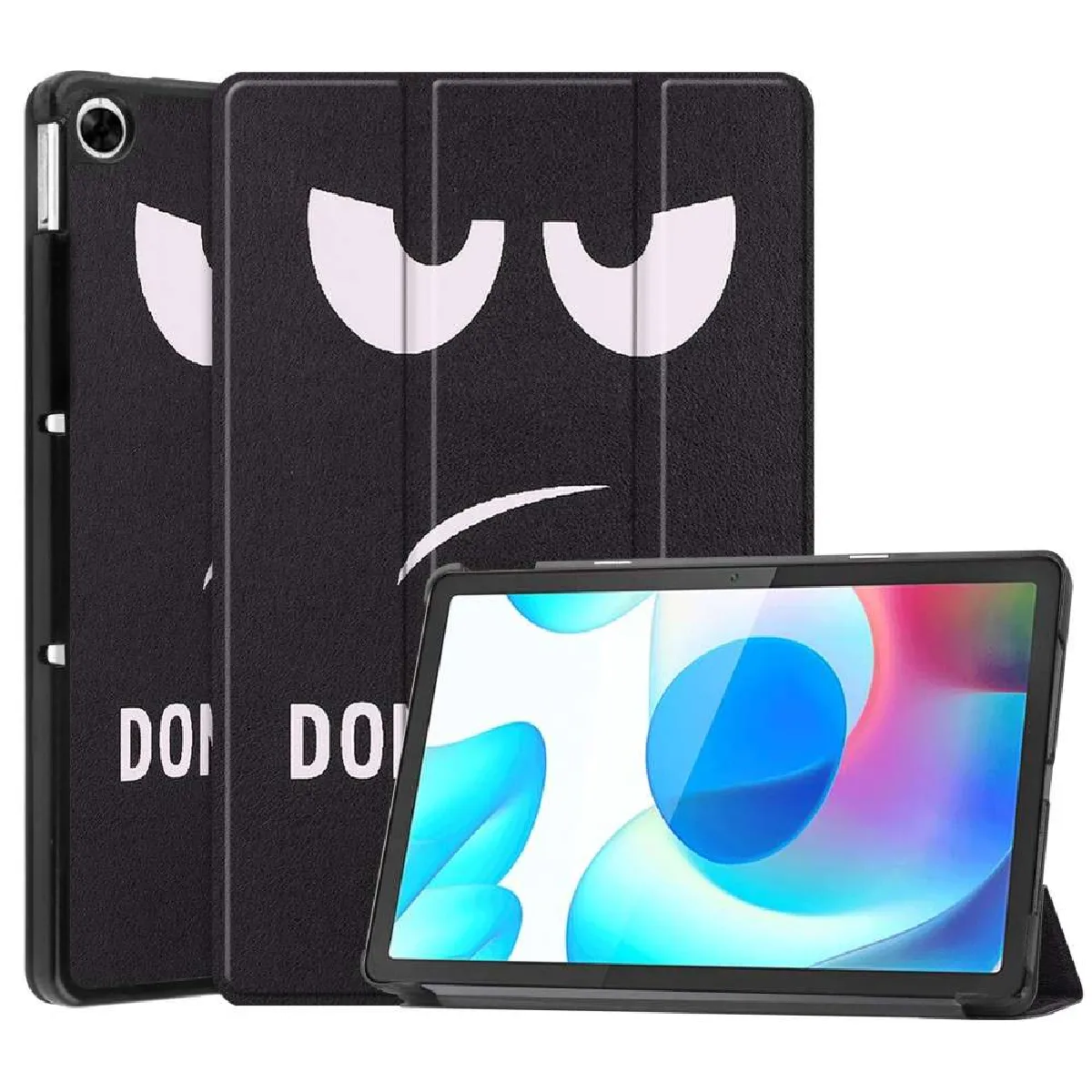 Htdmobiles Housse Tablette En Simili Cuir Pour Realme Pad (10,4 Pouces)