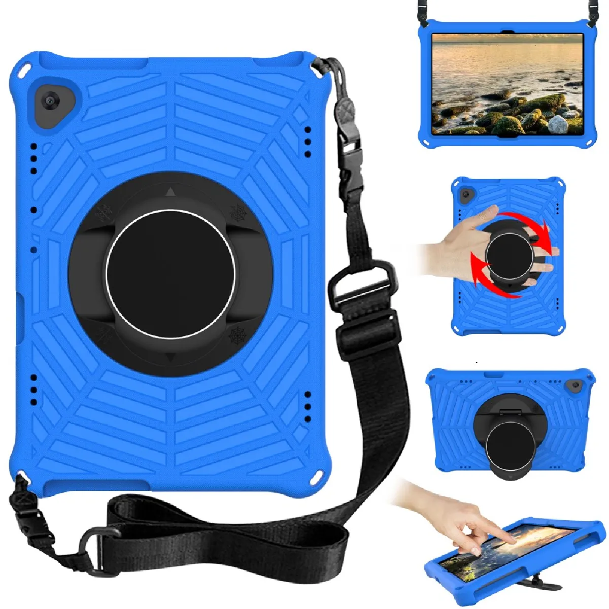 Générique Coque Tablette Tpu Avec Béquille Pour Lenovo Tab M10 Fhd - 10,1 Pouces