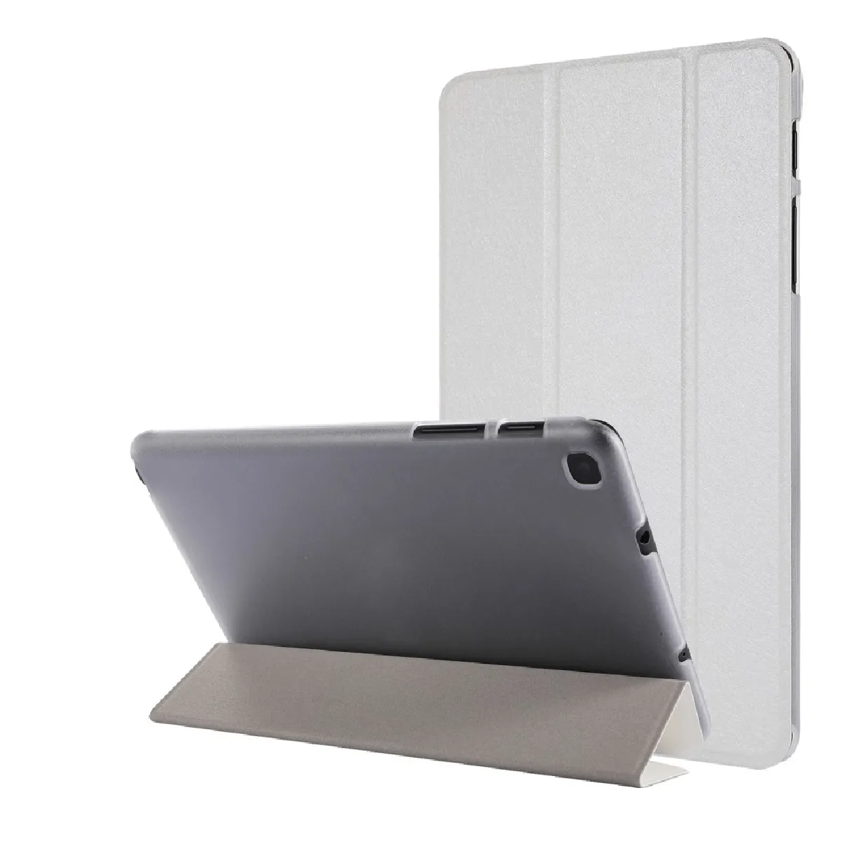 Générique Blanc Housse De Tablette En Polyuréthane Pour Samsung Galaxy Tab A 8.0 (2019)