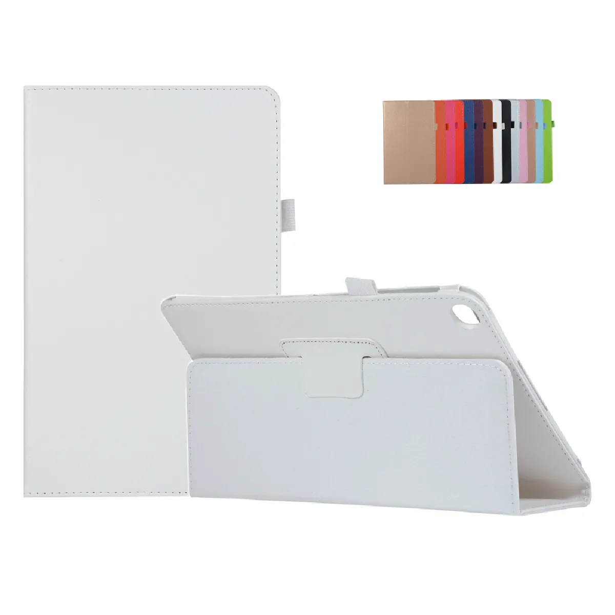 Xeptio Blanc Étui Tablette Avec Support Pour Samsung Galaxy Tab A9 2023