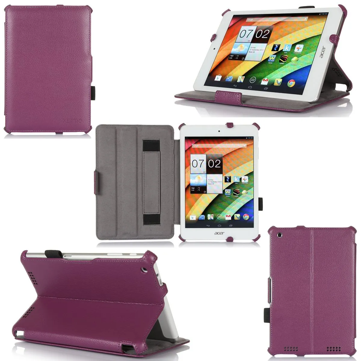 Xeptio Violet Housse Pour Acer Iconia A1-830