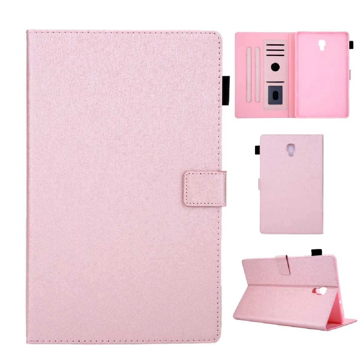 Générique Rose Étui Pour Tablette En Polyuréthane Pour Samsung Galaxy Tab A 10.5 (2018)