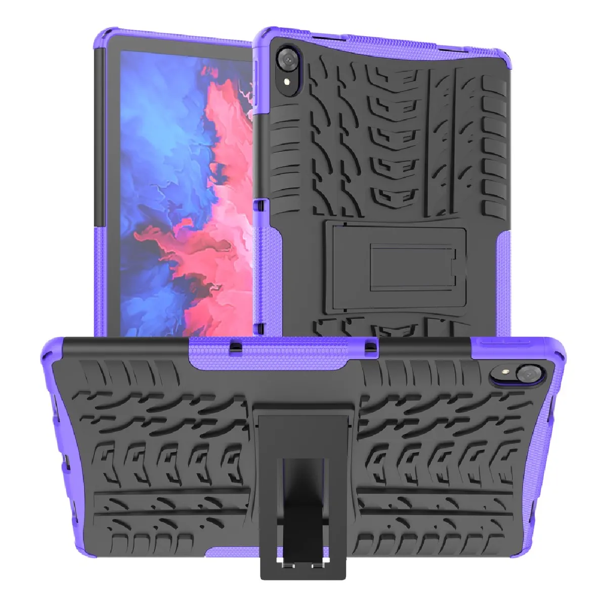 Générique Violet Coque De Tablette Avec Béquille Pour Lenovo Tab P11/P11 5G