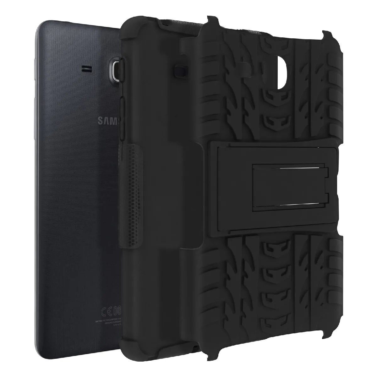 Avizar Noir Coque Hybride Pour Samsung Galaxy Tab A 7.0 (2016)