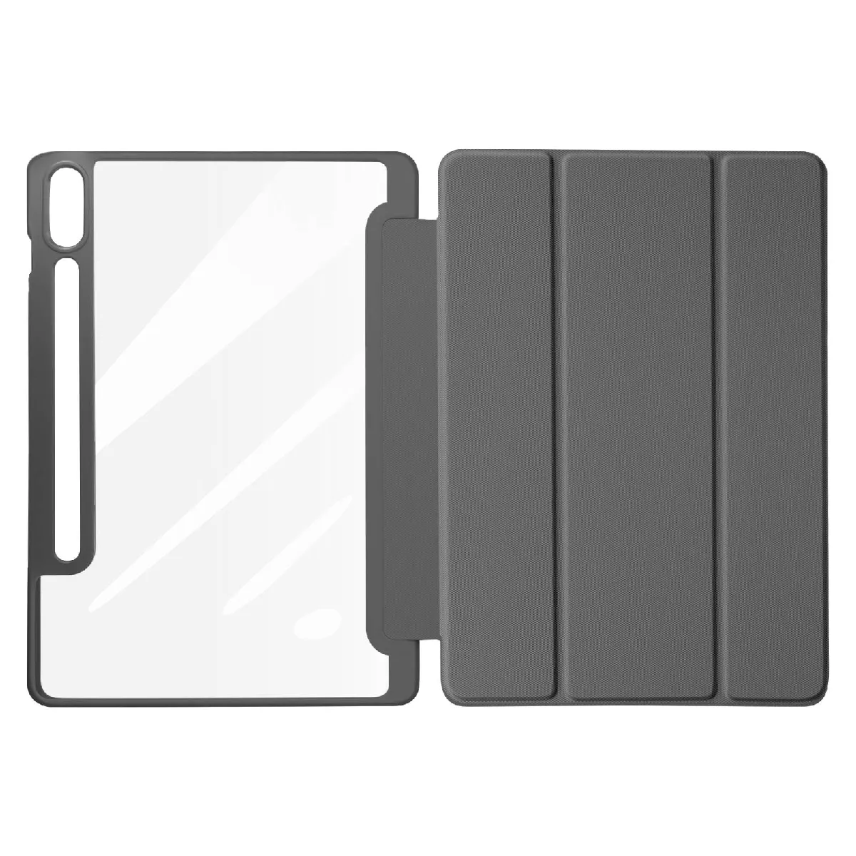 Dux Ducis Étui pour Samsung Galaxy Tab S9 FE Plus Support Clavier Vidéo Toby Noir